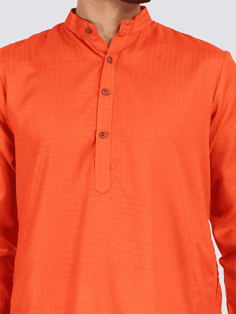 Men Self Design Mandarin Neck Kurta Pyjama Set - 22756129 -  Standard Image - 1