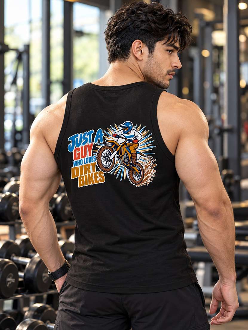 Men Printed Sleeveless Vest - 22762271 -  Standard Image - 4