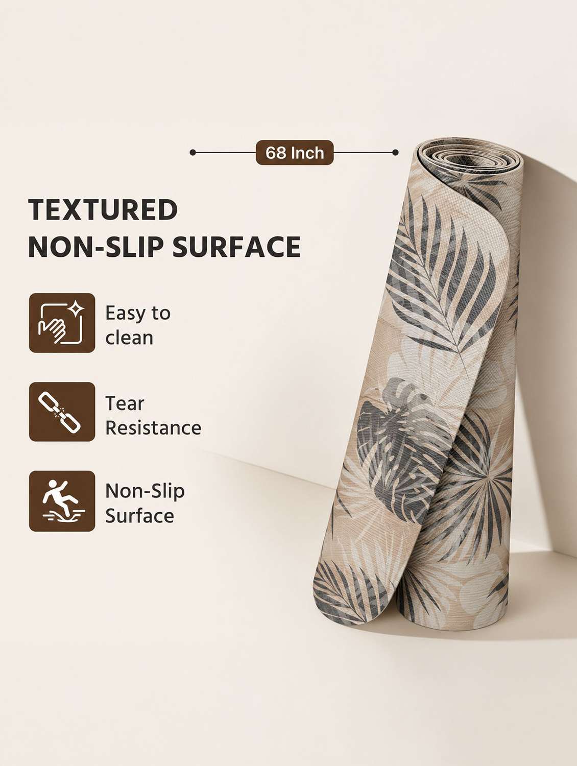Non-slip Printed Yoga And Exercise Mat - 22765667 -  Standard Image - 1