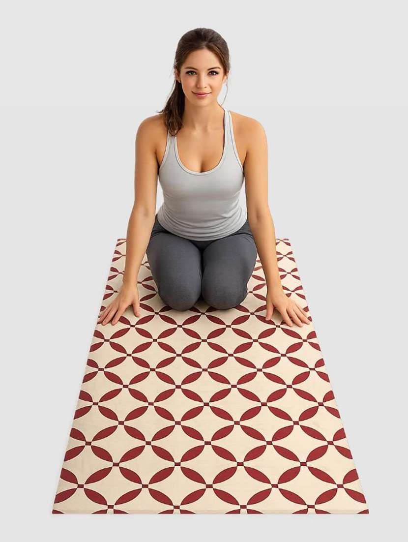 Non-slip Printed Yoga And Exercise Mat - 22765669 -  Standard Image - 1