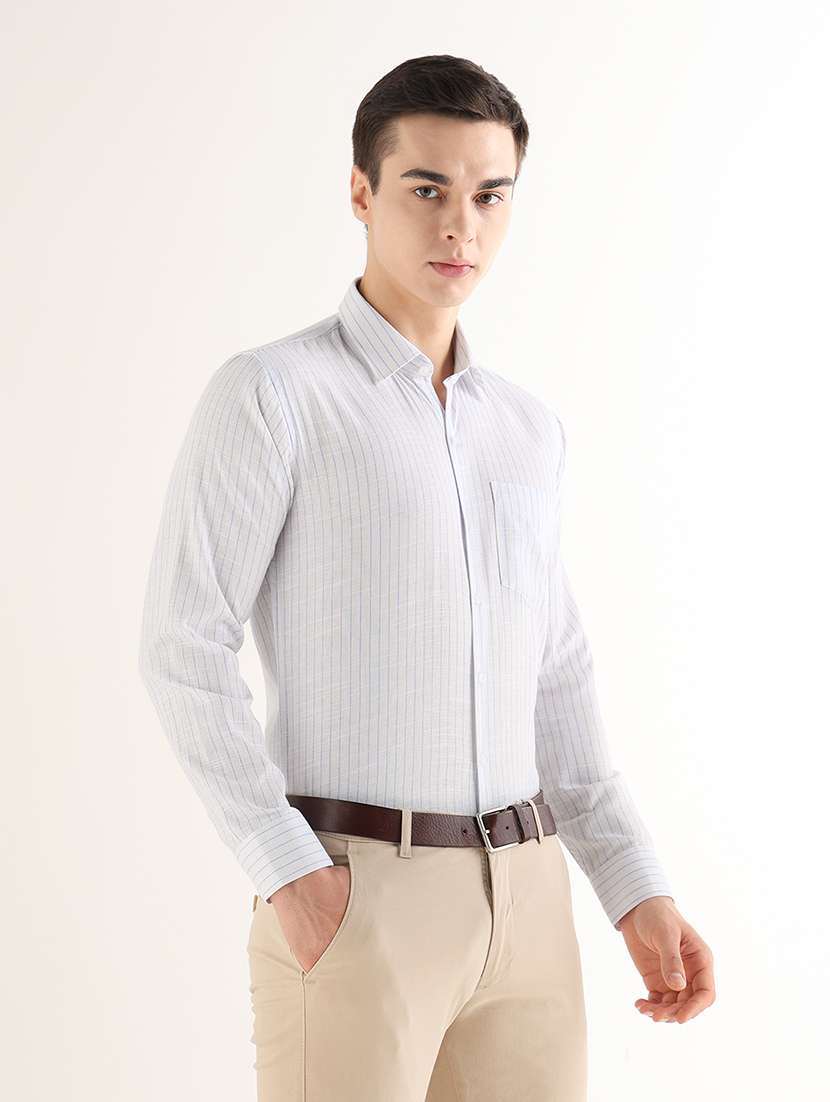 Women Striped Long Sleeves Formal Shirt - 22765783 -  Standard Image - 1