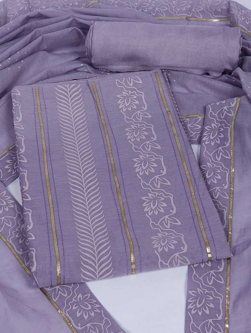 Women Printed Unstitched Suit Set - 22765845 -  Standard Image - 1