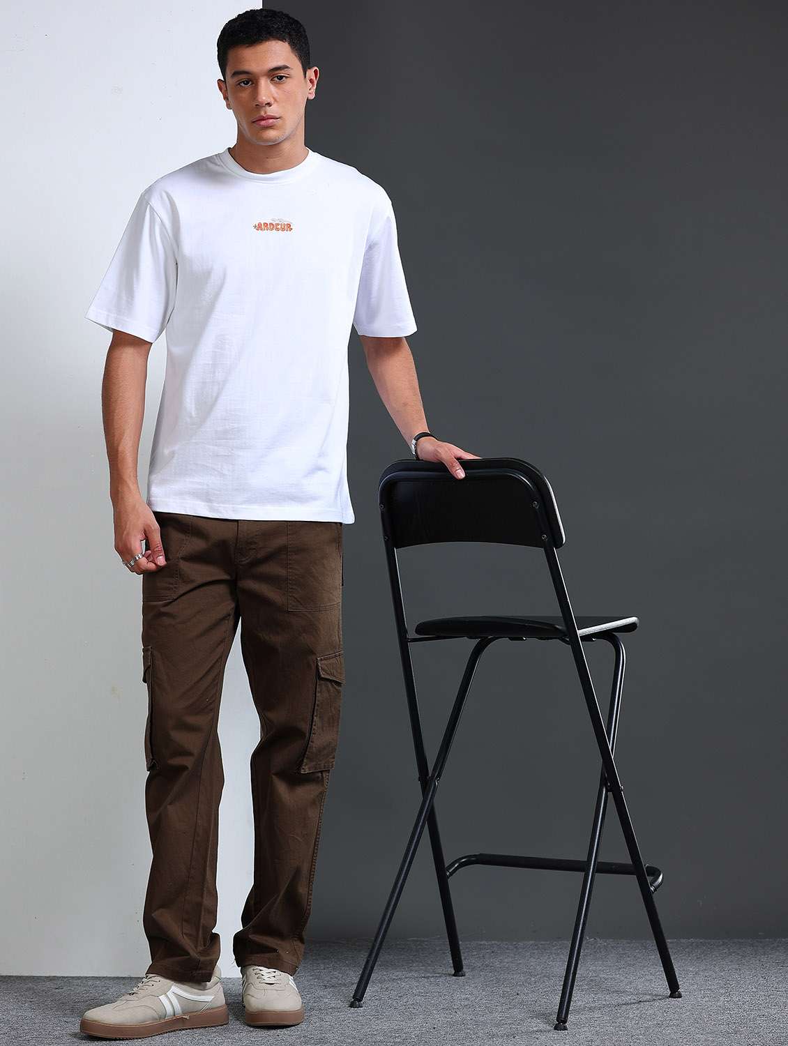 Men Printed Short Sleeve Loose Fit T-shirt - 22766727 -  Standard Image - 4