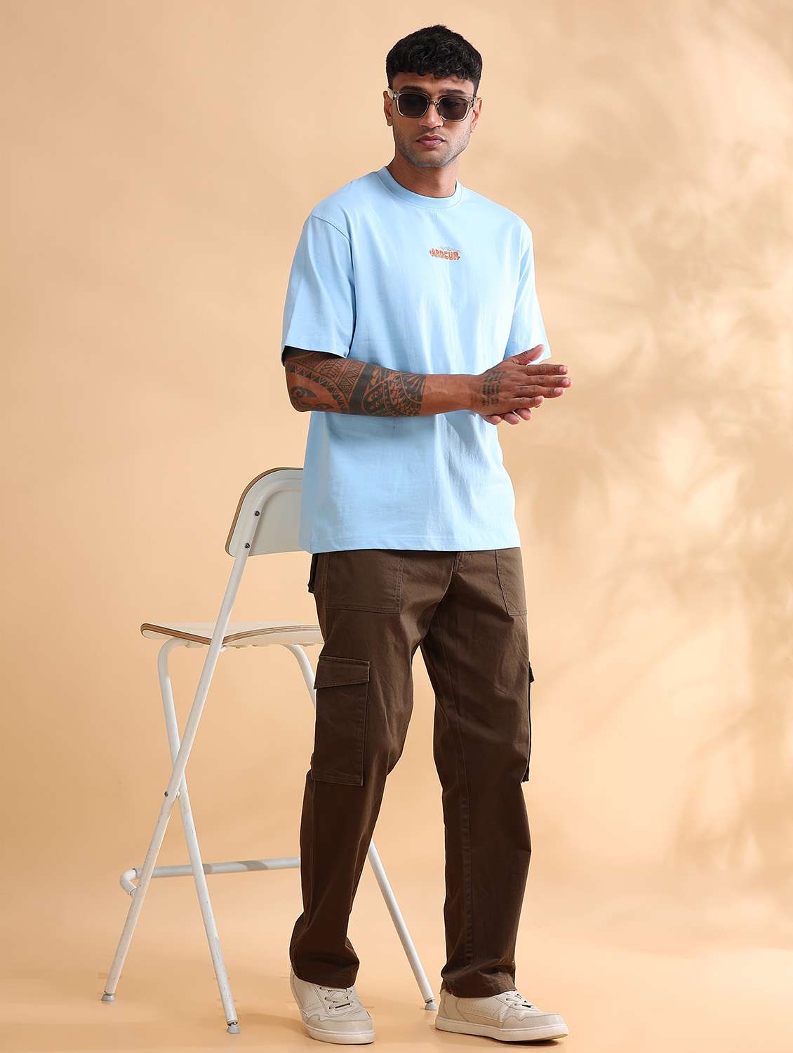 Men Printed Short Sleeve Loose Fit T-shirt - 22766728 -  Standard Image - 4