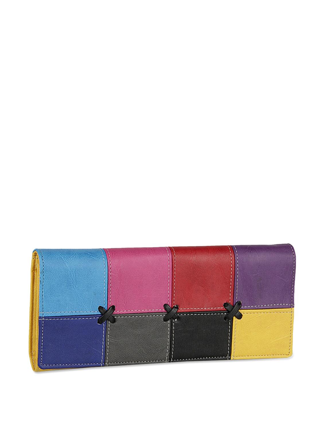 Multicoloured Patchwork Wallet - ALESSIA