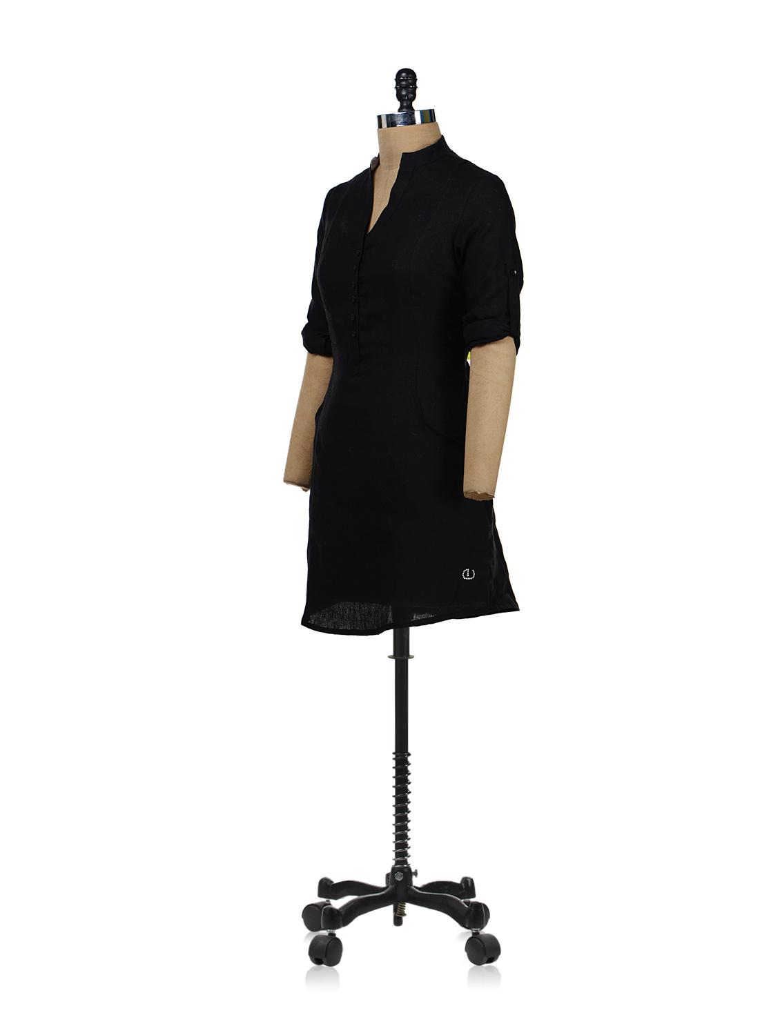 black linen tunic - 35587 -  Standard Image - 1