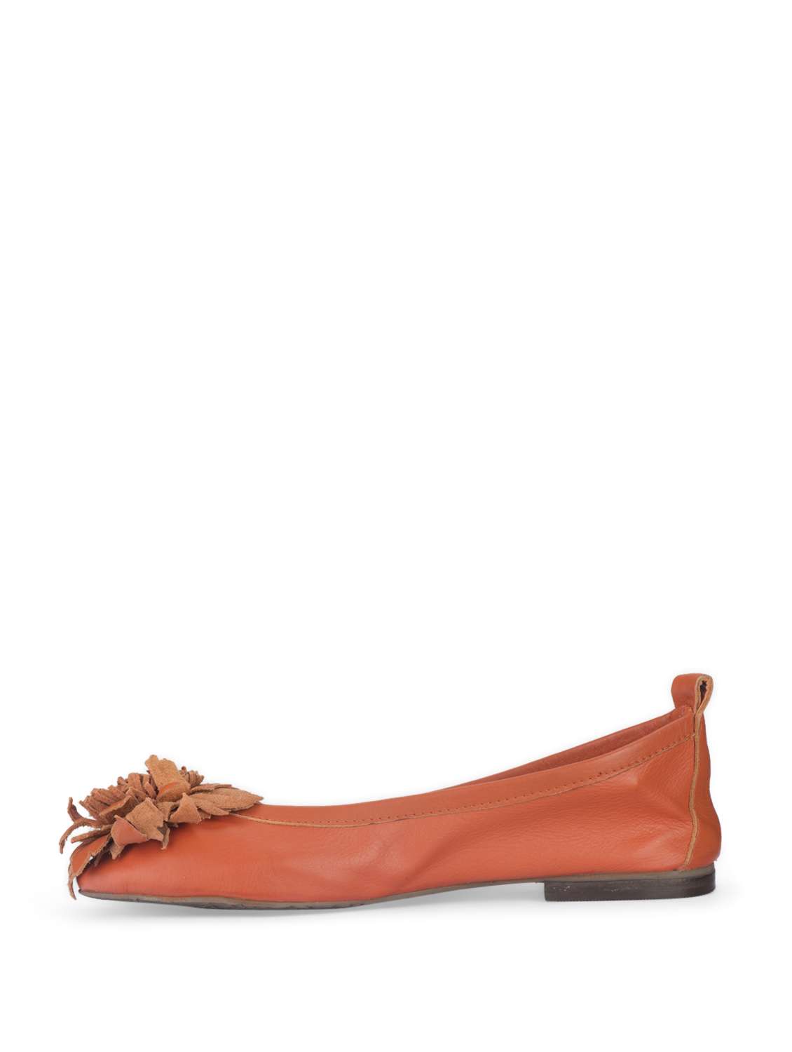Orange Floral Ballerinas - 35734 -  Standard Image - 1