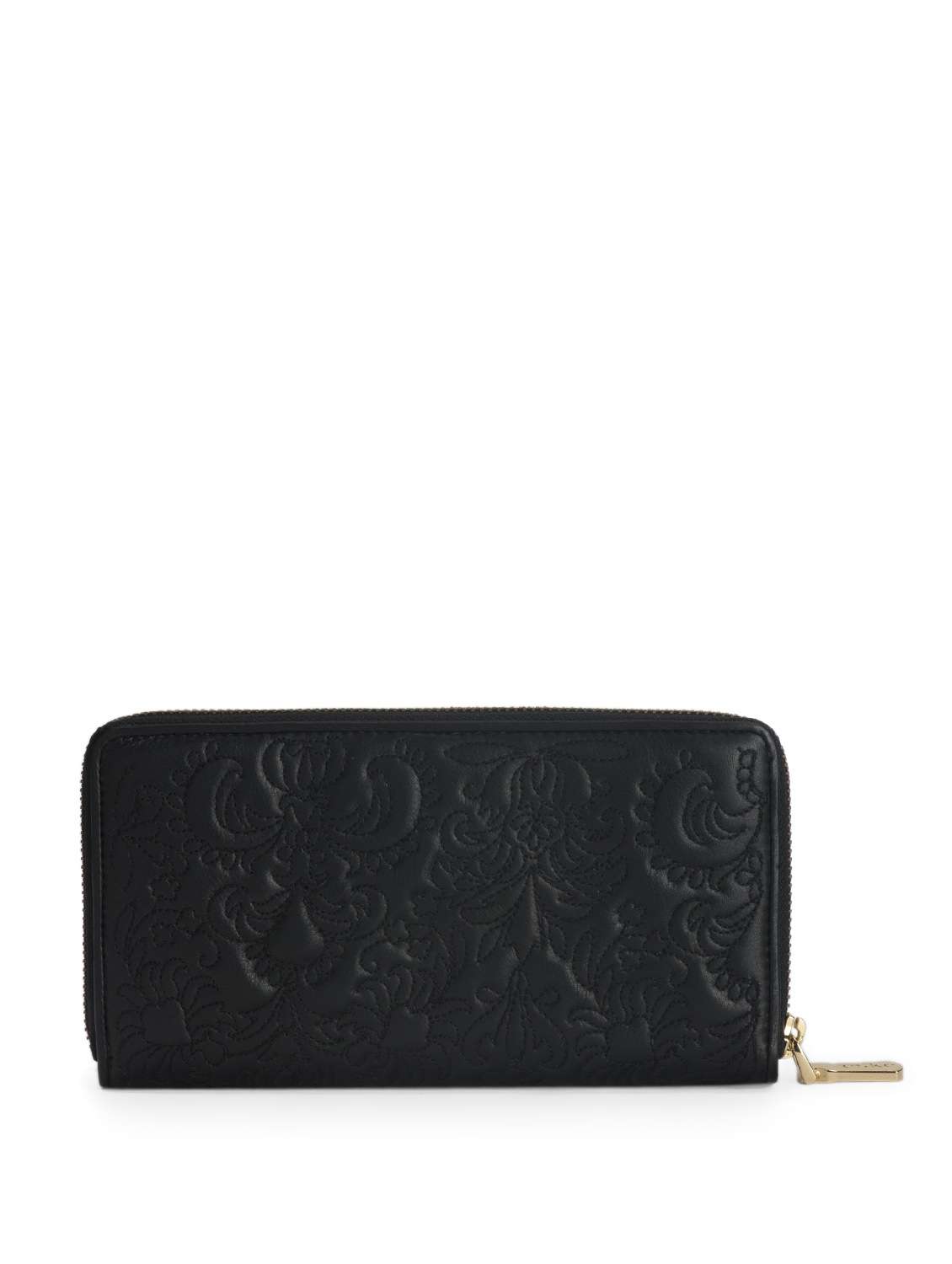 Floral Wallet In Black - 35803 -  Standard Image - 1