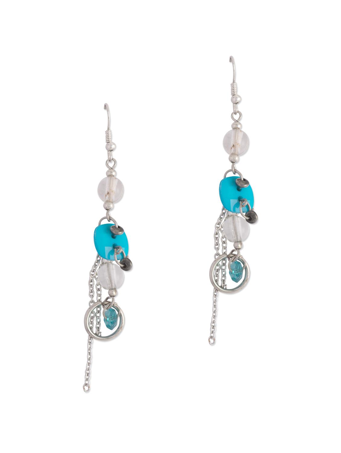 Buttoned Down Earrings - Blend Fashion Accessories