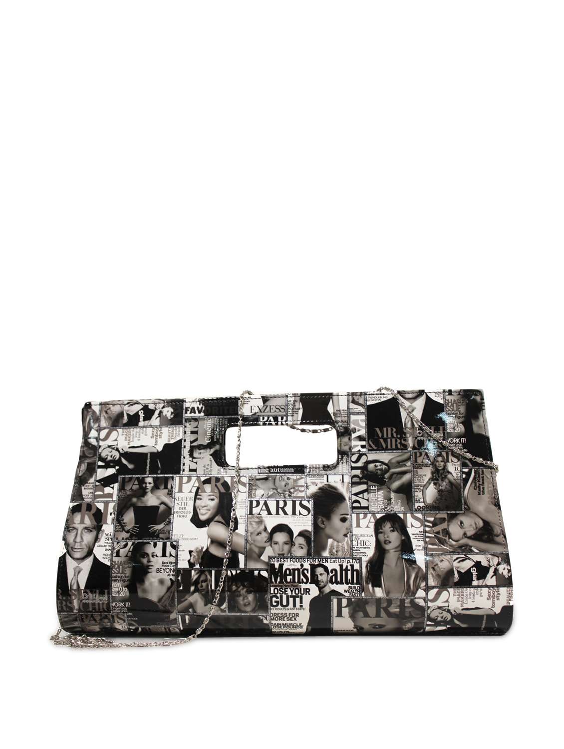 Hollywood Calling Clutch with Silver Chain - 46209 -  Standard Image - 1