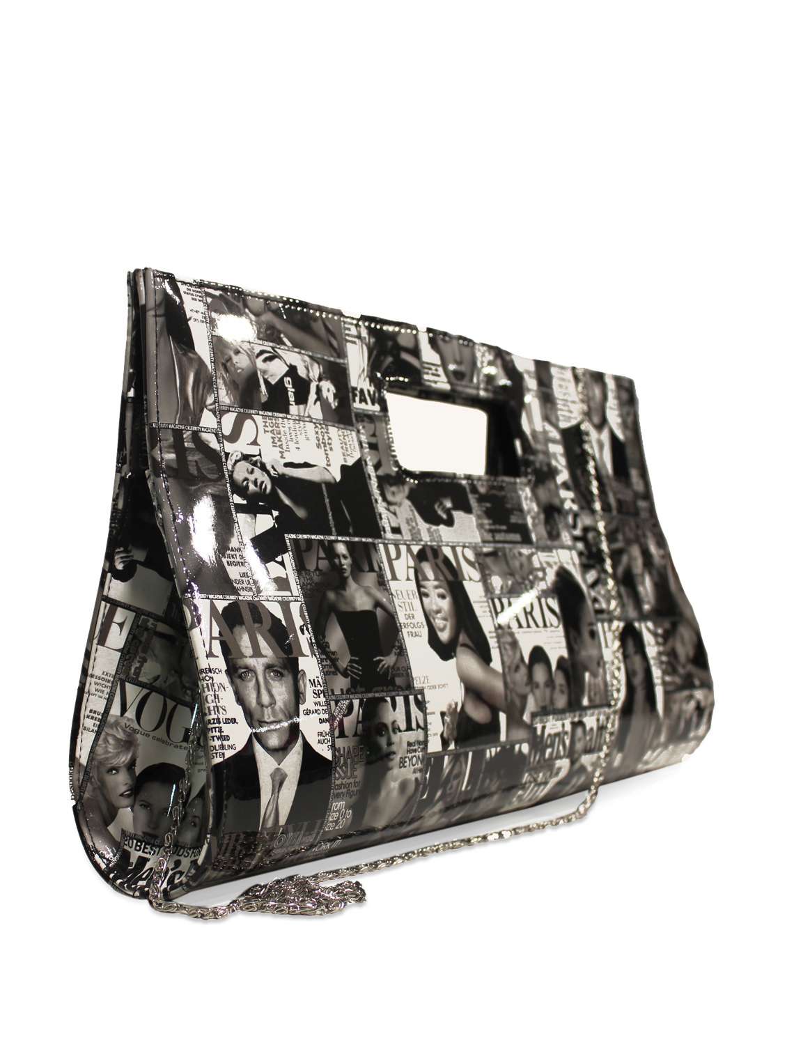 Hollywood Calling Clutch with Silver Chain - 46209 -  Standard Image - 4