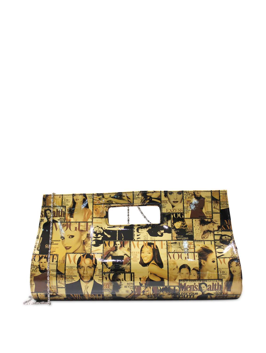 Hollywood Calling Clutch with Silver Chain - 46210 -  Standard Image - 1