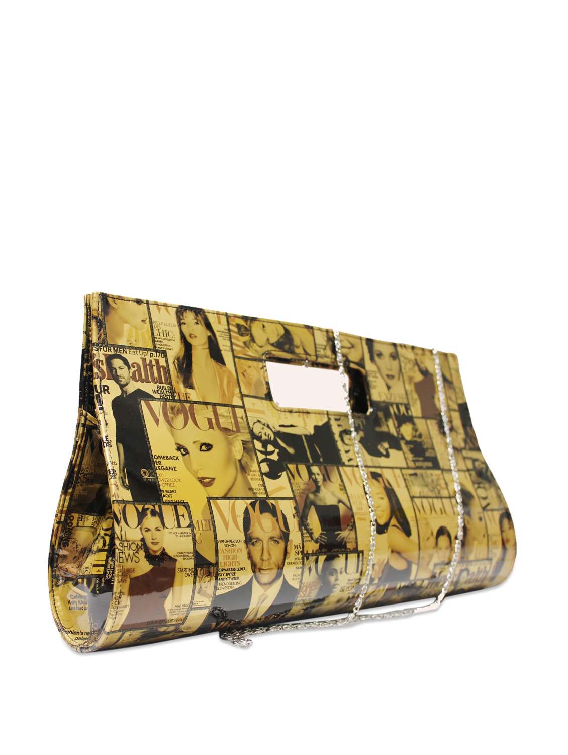 Hollywood Calling Clutch with Silver Chain - 46210 -  Standard Image - 4