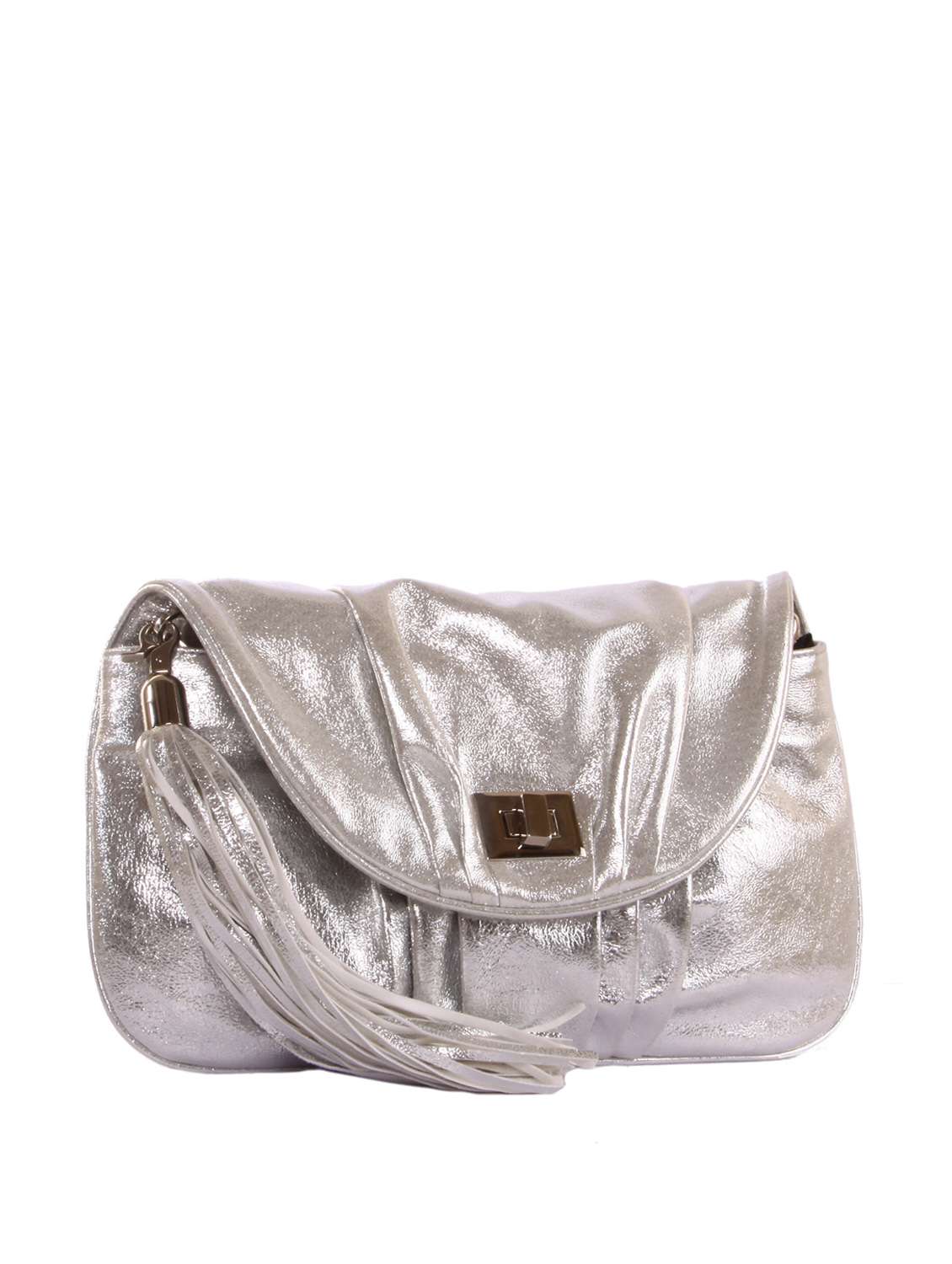 Silver Diva Sling with Tassels and Chain - 47784 -  Standard Image - 4