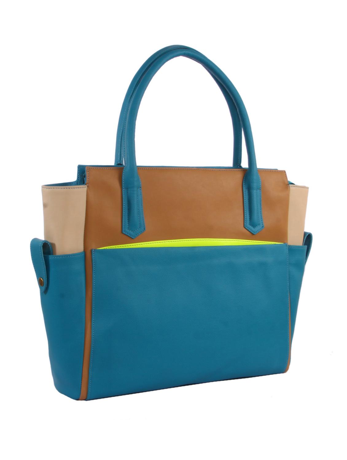 Dual Shade Handbag - 47822 - Standard Image - 4
