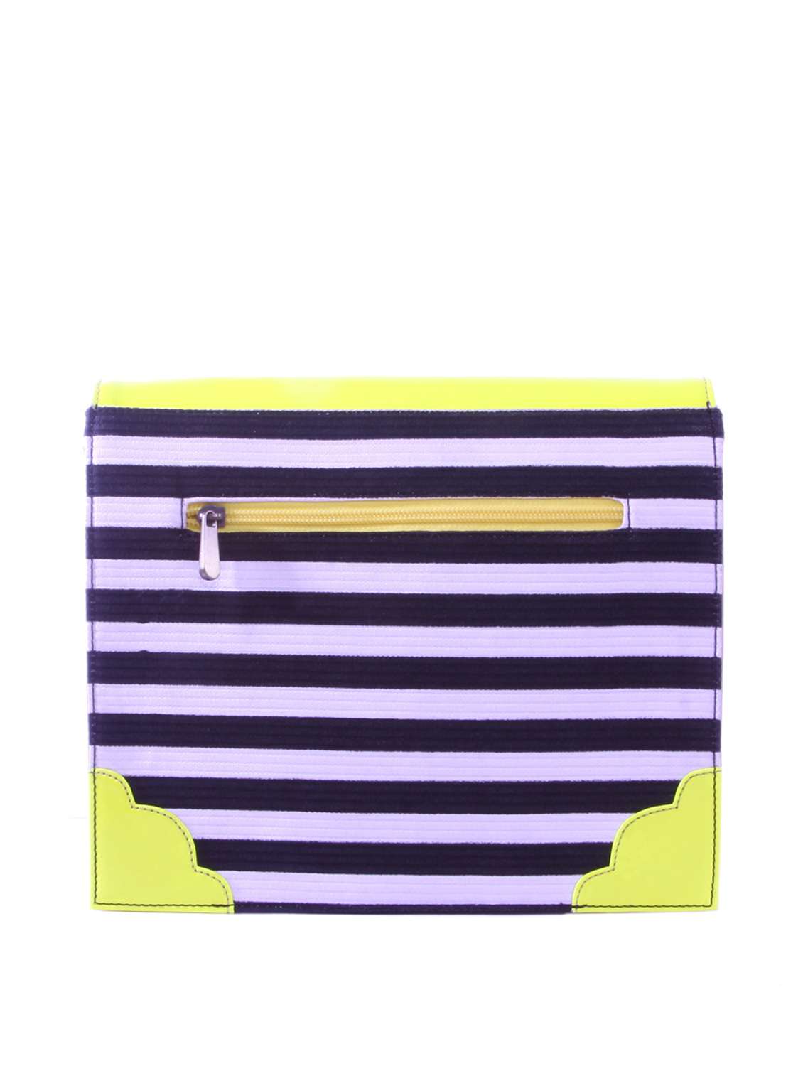 Yellow Patent Sling Bag - 47826 -  Standard Image - 1