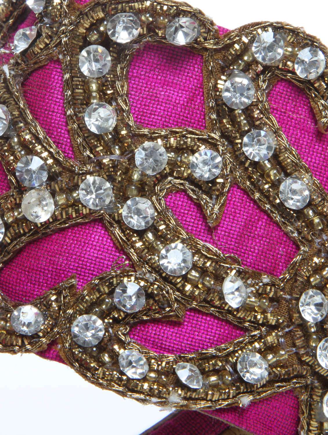 Antique Zari Work Wedges - 47878 -  Standard Image - 4