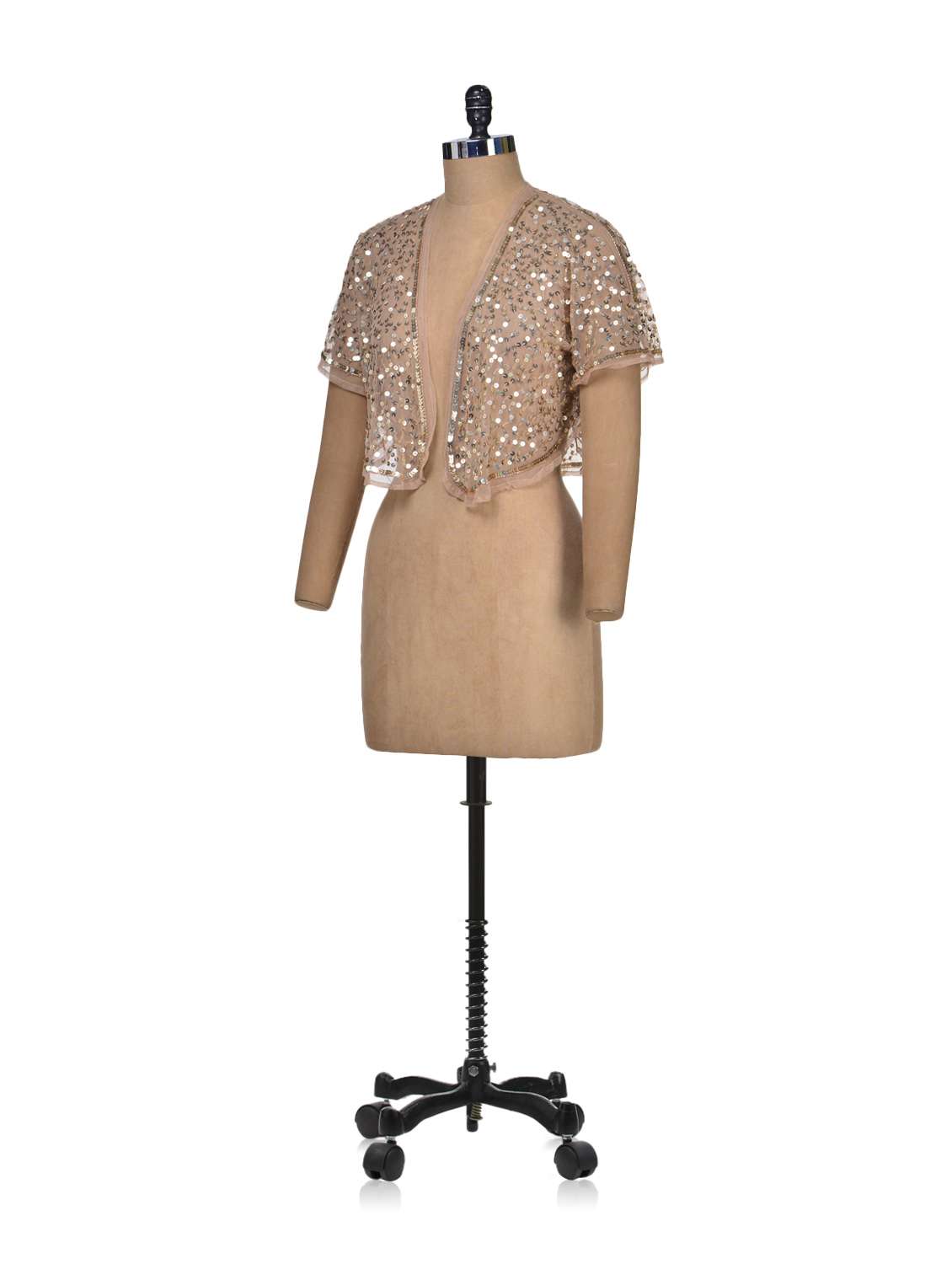 Buy online Summer Shimmer Beige Shrug from Capes Shrugs for