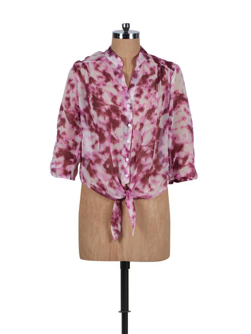 Purple Knotted Top - Stylechiks