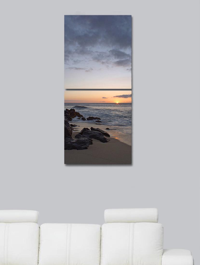 Bank Of Sea Wall Art Painting -2 Pieces - 999store