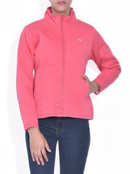 peach full sleeves cotton jacket
