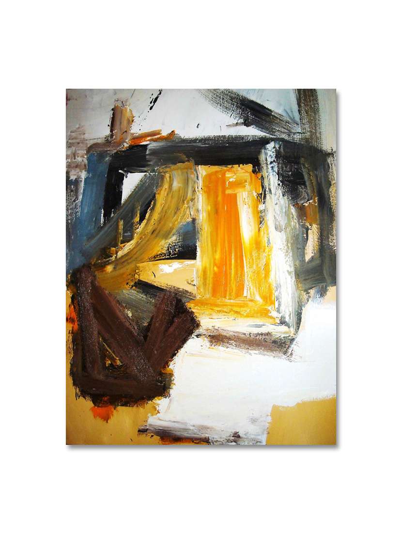 multicoloured premium printed painting on canvas