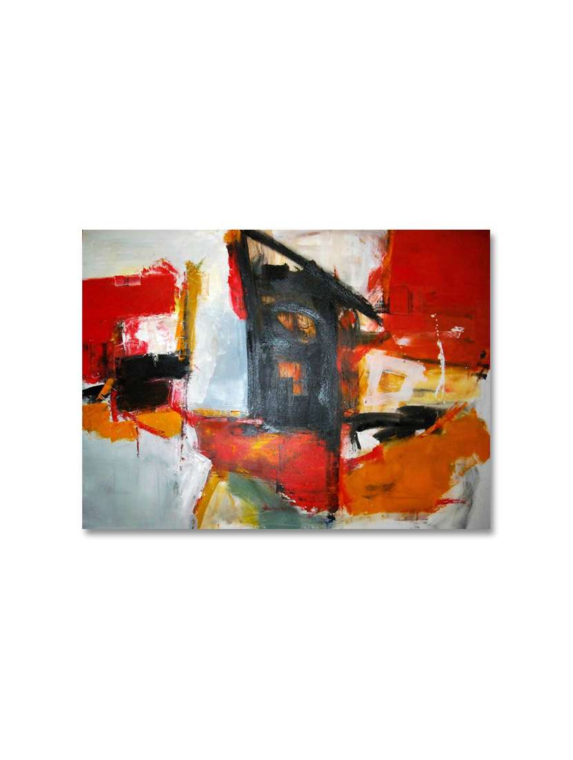 multicoloured premium printed painting on canvas