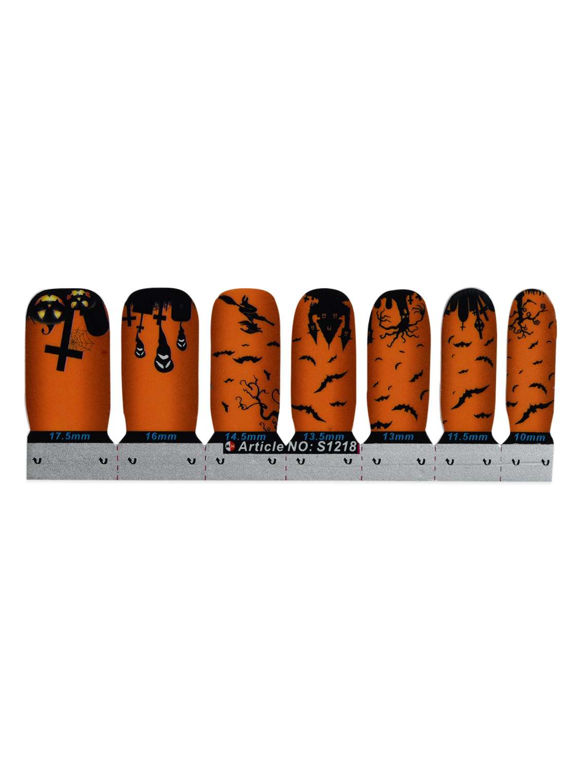 ruby kiss me scary halloween nail art stickers
