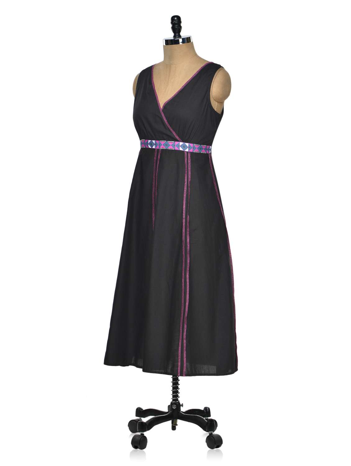 Dress With Printed Belt - 963912 -  Standard Image - 1