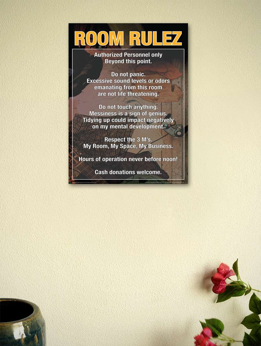 room rulez- wall poster