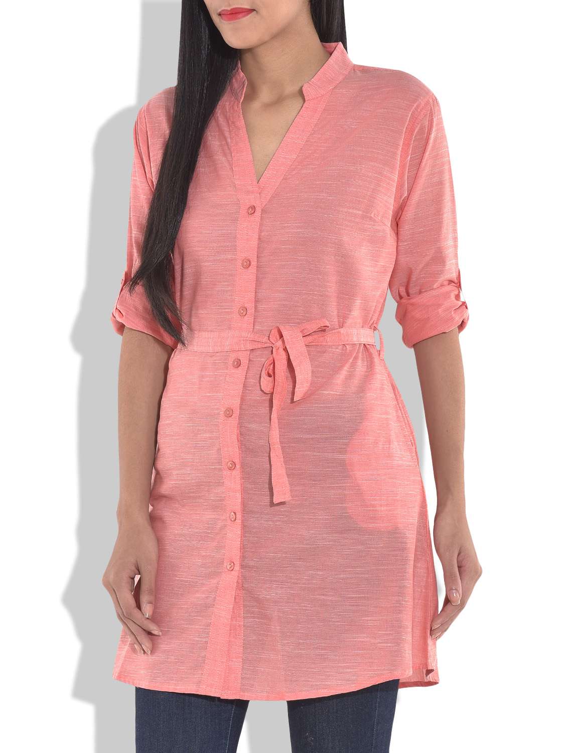 Pink Cotton Top - 9659904 - Standard Image - 1