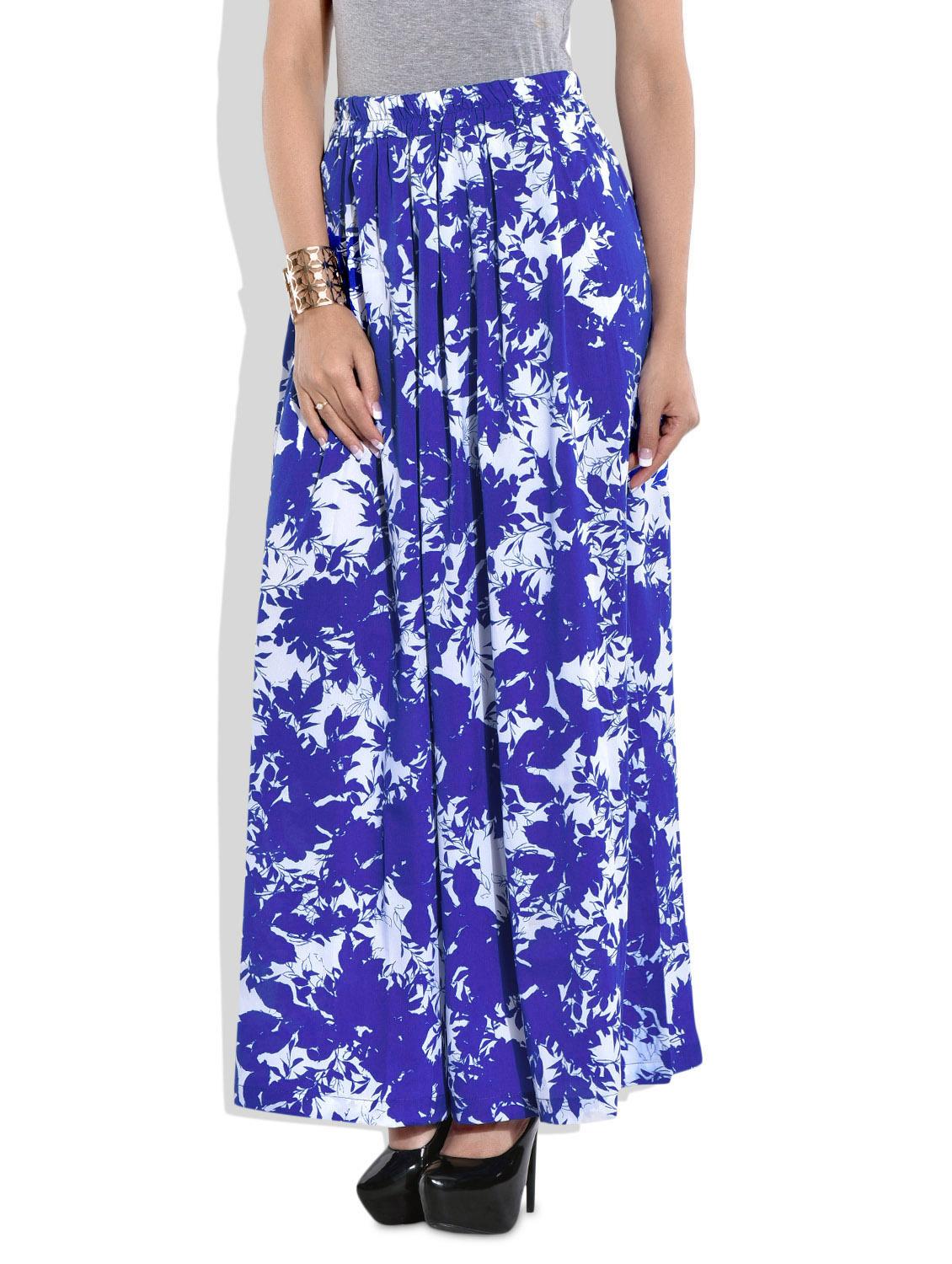 Electric Blue Palazzo Pant - 9663014 - Standard Image - 1