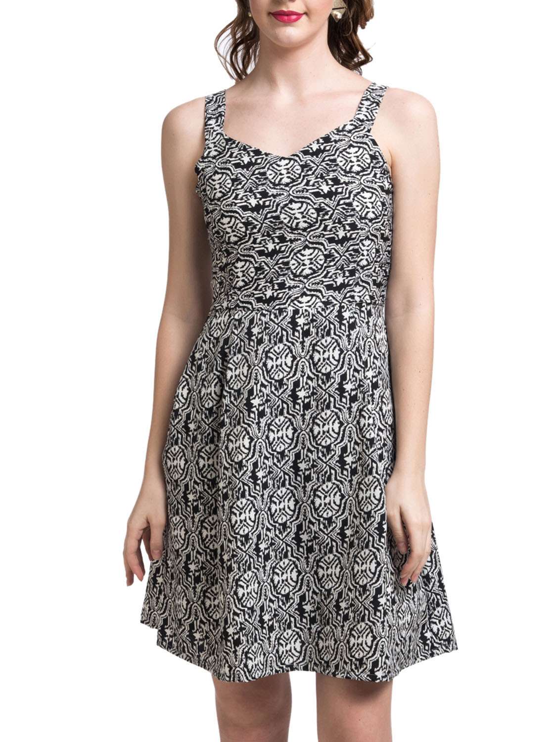 black sweetheart a-line dress