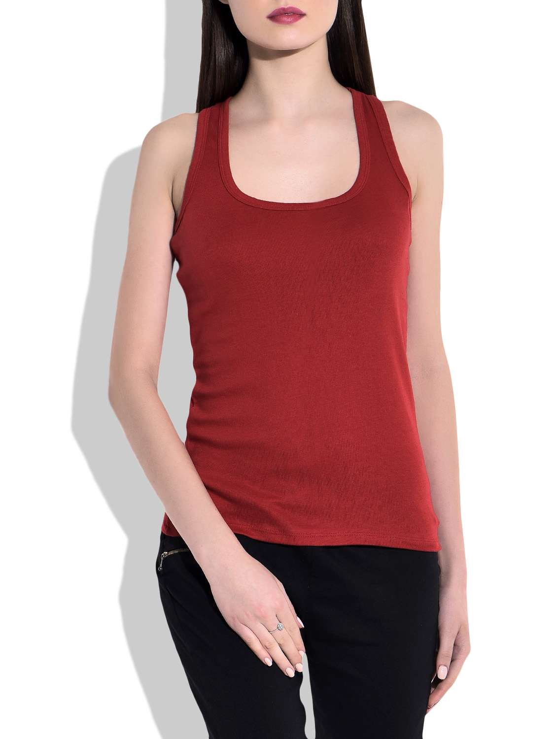 racer back solid camisole  - 9721781 -  Zoom Image - 0