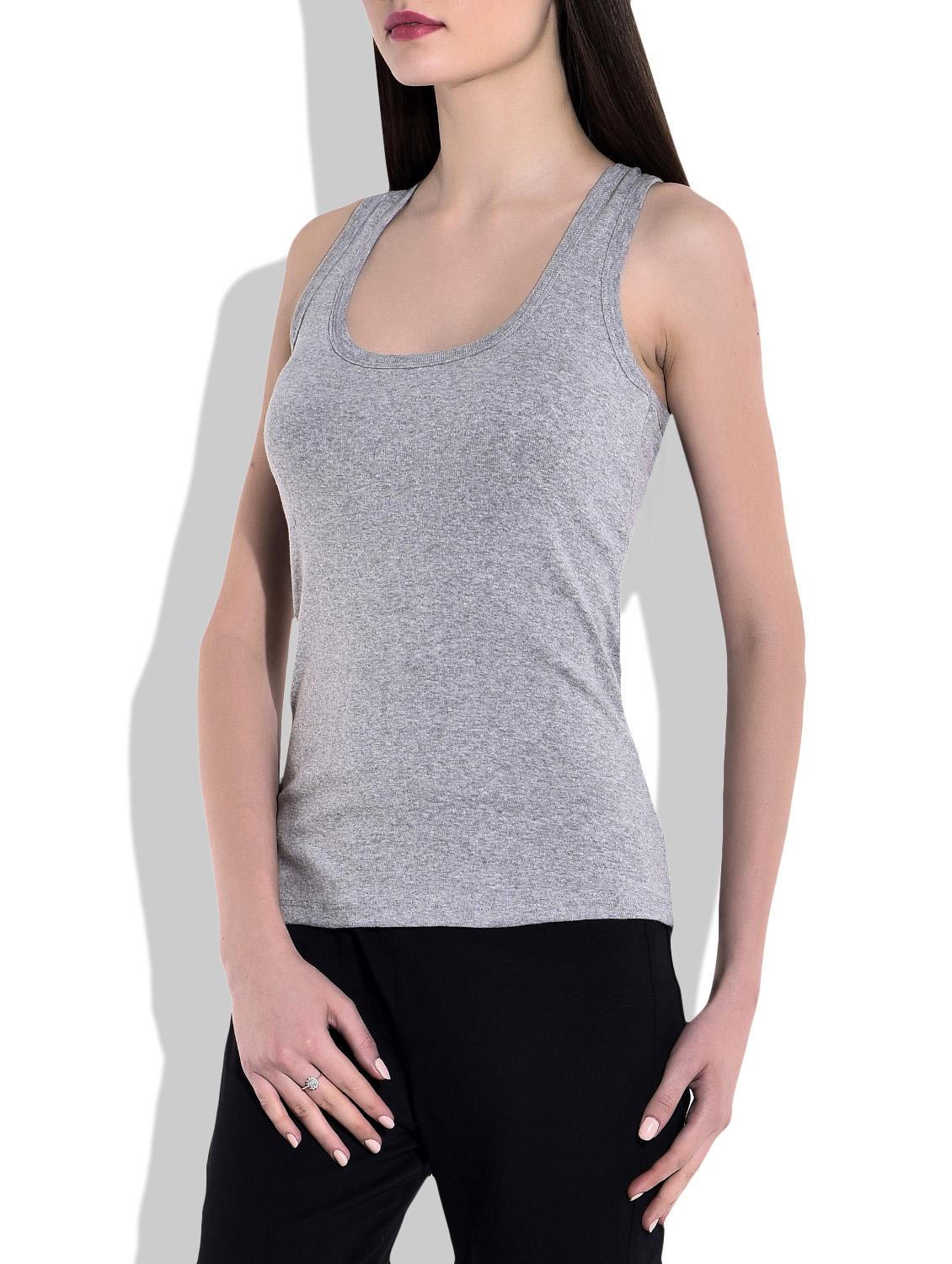 women's tank top scoop neck top - 9721786 - Standard Image - 1