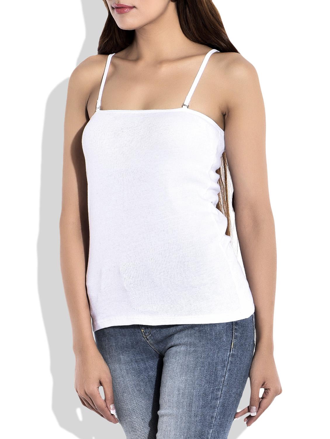 detachable strap solid camisole  - 9721808 -  Standard Image - 1