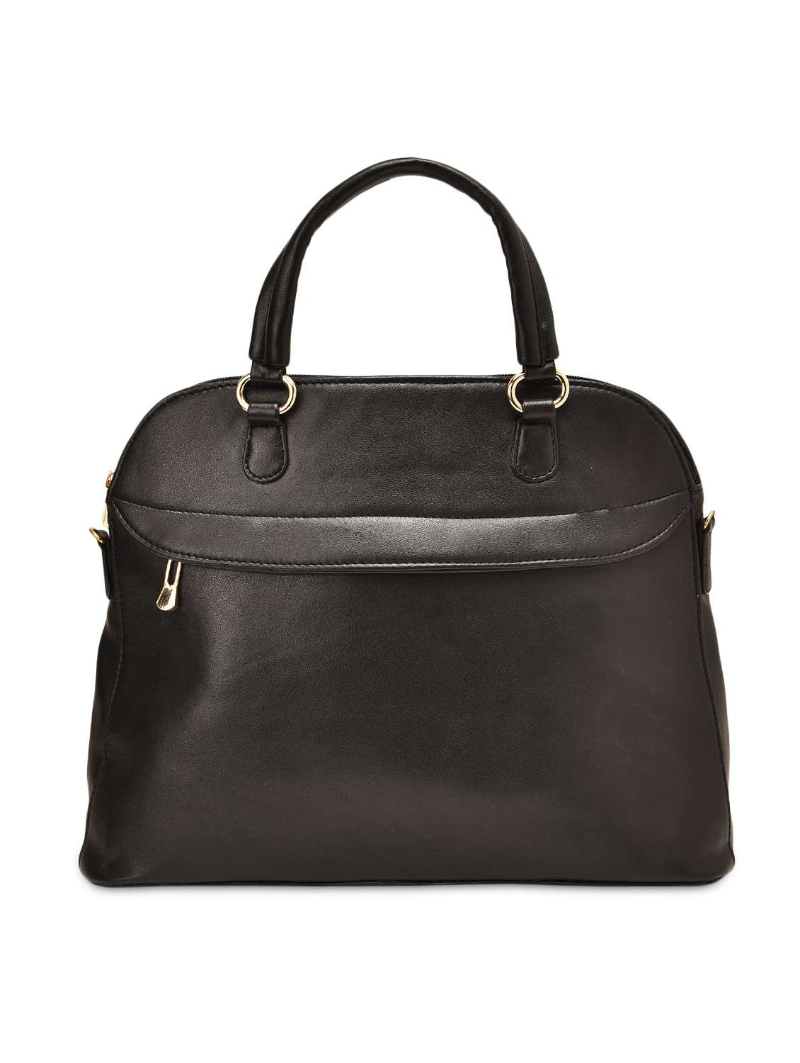  faux leather black handbag