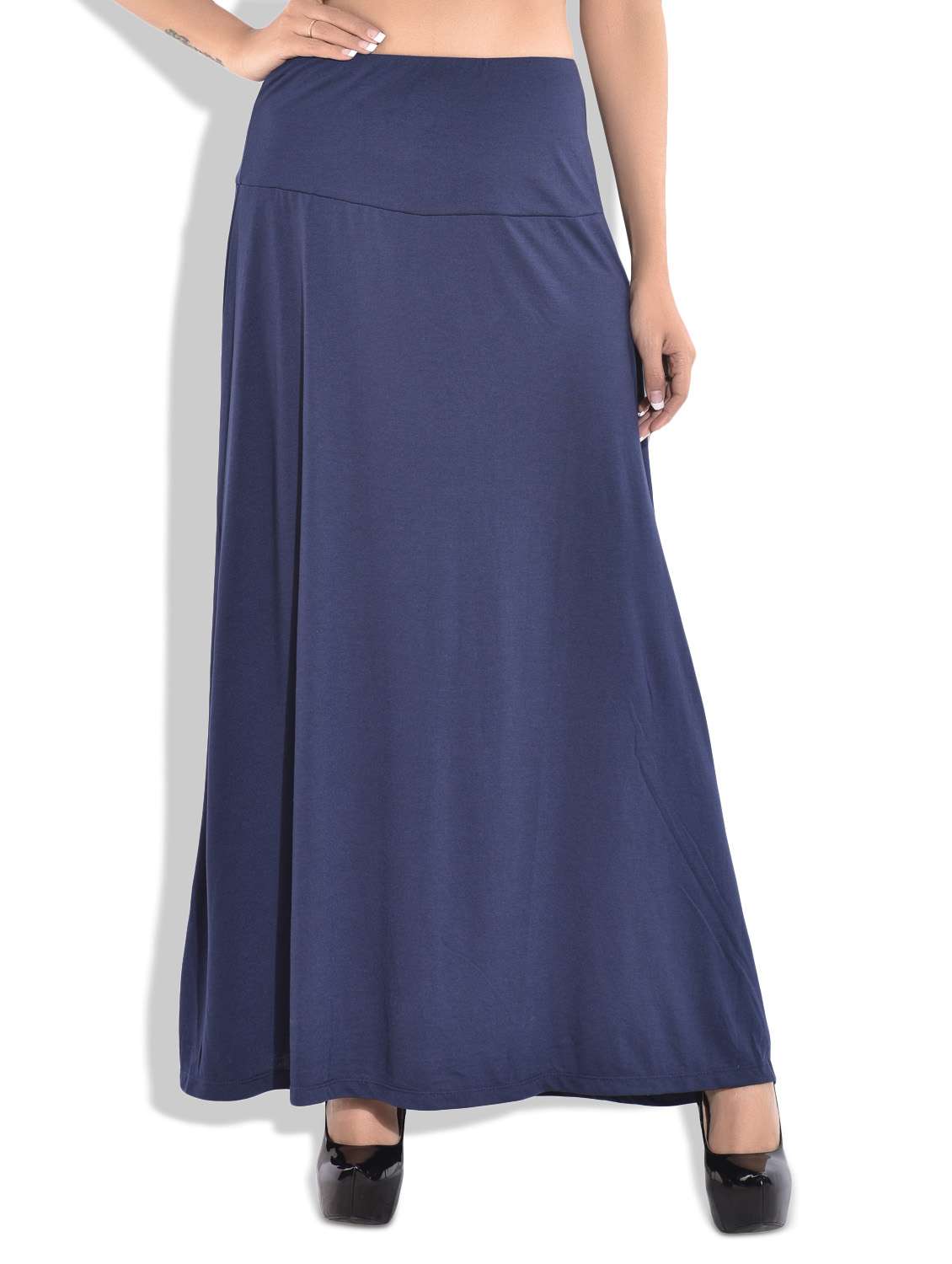 blue cotton skirt