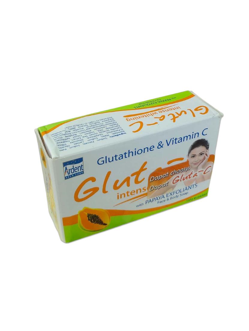 Natural Color, Gluta-C Intense Whitening With Papaya Exfoliants Herbal Soap - By