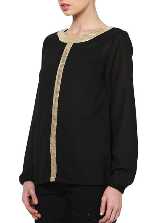 women's straight boat neck top - 981734 -  Standard Image - 1