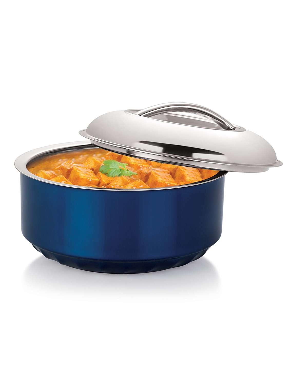 nanonine s.s insu serving pot, 500ml, blue