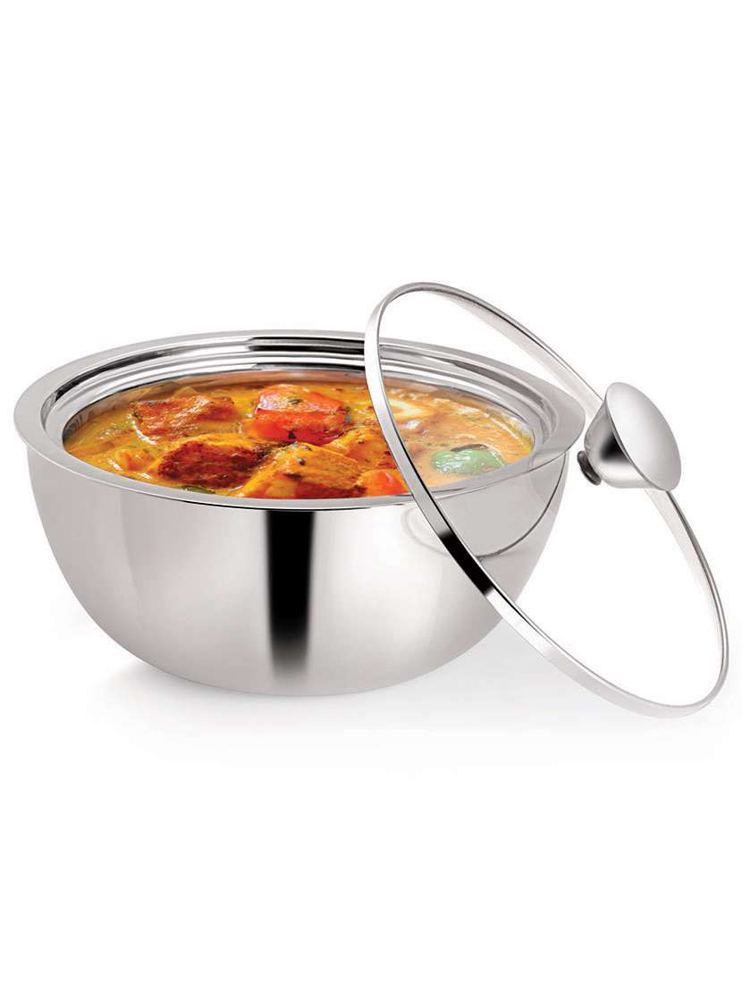 nanonine insulated gravy pot, 500ml, silver
