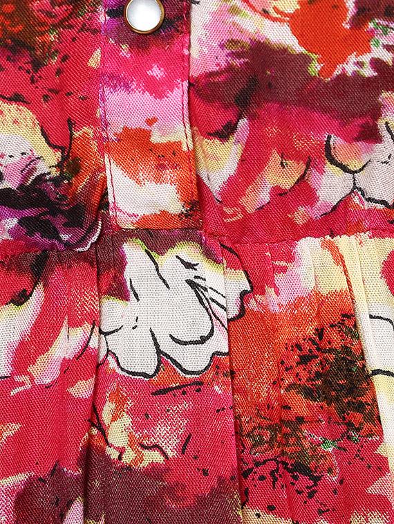 the vanca red floral print maxi dress - 9932810 - Standard Image - 4
