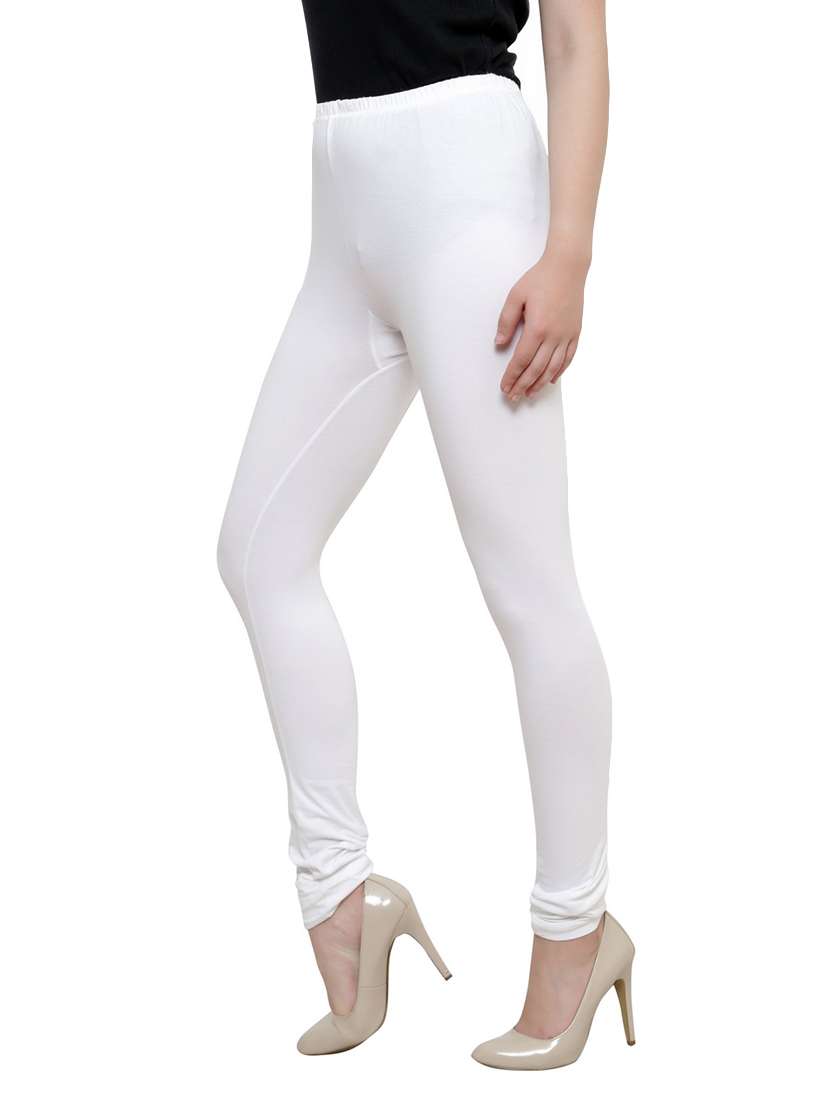 White Cotton, Lycra Legging